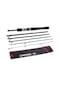 Ranyeek Kompakt Seyahat İçin 6 Bölmeli Karbon Fiber Spinning/casting Olta Kamışı, 2.1m/2.4m, 125-135g, Taşıma Çantası Dahil