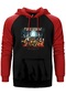 Powerwolf Communio Lupatum Kırmızı Renk Reglan Kol Kapşonlu Sweatshirt