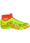 Çoraplı Bilekli Boğazlı Krampon Futbol Ayakkabısı Sarı - Turuncu-sarı - Turuncu
