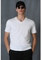 Lufian Tuna Modern Grafik T- Shirt Beyaz 111020177100500