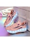 Heelys Dört Tekerlekli Şarj Edilebilir Işıklı Tekerlekli Paten Ayakkabı Pembe