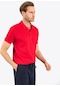 Karaca Erkek Slım Fıt Polo Yaka Tişört-kırmızı 114106001-10