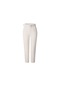 İkkb Yüksek Belli Dar Kesim Kadın Pantolonları Kirli Beyaz