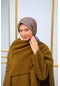 Silk Home Soft Eşarp 73074-06 Gri, Mavi, Mor, Yağ Yeşili, Su Yeşili