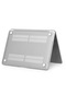 Noktaks - Macbook Uyumlu 13.3' New Pro Msoft Mat Kapak - Gri