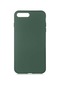 Tecno-iphone Uyumlu İphone 8 Plus - Kılıf İçi Kadife Koruucu Lansman Lsr Kapak - Koyu Yeşil