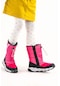 Kiko Kids Molina Suya Dayanıklı Fermuarlı Kız/erkek Çocuk Kar Bot Ayakkabı Fuşya