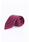 Erkek Klasik Cep Mendilli Desenli Kırmızı Kravat-28806