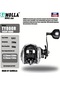 Cordial Samolla 1 Adet Baitcasting Makara 6 4 1 Disli Orani 15kg Surukleme Gucu Metal Taban Sag El