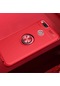 Mutcase - Xiaomi Uyumlu Mi 5x / Mi A1 - Kılıf Yüzüklü Auto Focus Ravel Karbon Silikon Kapak - Kırmızı