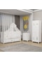 Melina Yıldız 2 Kapaklı Bebek Odası + Yatak + Uyku Seti - Ayıcık