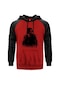 John Wick Chapter Siluet Kırmızı Renk Reglan Kol Sweatshirt