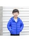 Çocuklar İçin Yubaobeı Unisex Kışlık Kapşonlu Şişme Mont Kaban Palto Lacivert