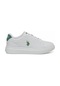 U.s. Polo Assn. Lında Kadın Sneaker Yürüyüş Spor Ayakkabısı Beyaz-yeşil