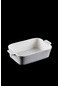 Acar Porselen Dikdörtgen Fırın Kabı 17.6X12X4.7 CM