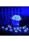 50-led 7m 8 Modlu Kiraz Çiçeği Şekli Güneş Işığı Dizisi Mavi