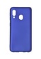 Ekılıf - Samsung Galaxy A40 Uyumlu Kılıf Mat Soft Premier Silikon Kapak - Saks Mavi