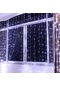 Jms Kongdii Soğuk Beyaz Led Icicle Dize Işıkları Noel Peri Işıkları Çelenk Açık 3mx2m