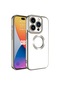 Noktaks - iPhone Uyumlu  15 Pro - Kılıf Kamera Korumalı Tatlı Sert Omega Kapak - Titanyum