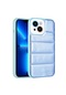 Noktaks - iPhone Uyumlu 13 - Kılıf Kamera Korumalı Renkli Parlak Seksek Kapak - Mavi