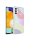 Mutcase - Samsung Uyumlu Galaxy A13 4g - Kılıf Kenarlı Renkli Desenli Elegans Silikon Kapak - No7