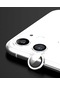 Noktaks - iPhone Uyumlu 12 Mini - Kamera Lens Koruyucu Cl-01 - Beyaz