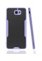 Noktaks - Samsung Galaxy Uyumlu J7 Prime / J7 Prime Iı - Kılıf Kenarı Renkli Arkası Şeffaf Parfe Kapak - Mor