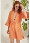 C&city Kadın Pareo Plaj Elbisesi 21918 Oranj - Kadın