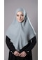Çağla Yeşili Pratik Hazır Geçmeli Tesettür Eşarp Pamuk Caz Kumaş Düz Hijab 2306 32