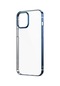 Noktaks - İphone Uyumlu İphone 11 - Kılıf Arkası Şeffaf Kenarları Renkli Pixel Kapak - Lacivert