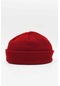 Kadın Kırmızı Hiphop Docker Bere Katlamalı Cap Şapka - Standart