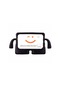 Mutcase - Galaxy Uyumlu Galaxy Tab S9 Fe - Kılıf Tutma Kollu Stand Olabilen Çocuklar İçin Koruyucu Tablet Kılıfı - Siyah