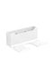Jms Duvara Monte Çok Fonksiyonlu Saç Kurutma Makinesi Tutucu Beyaz