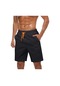 Tacvasen Erkek Spor Şort - Plaj, Yüzme Ve Sörf İçin Rahat Elastik Bel Jogger Sweatshortserkek Black