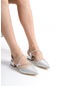 Elit Mst555t Kadın Topuklu Ayakkabı Gümüş-gümüş