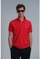 Lufian Erkek Laon Smart Polo T-shirt 111040164 Kırmızı