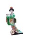 Suntek Magideal Magideal 30 Cm Japon Kimono Geyşa Bebek Geleneksel Heykel Yeşil