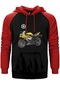 Yamha Yzf-r1 Supersport Kırmızı Renk Reglan Kol Kapşonlu Sweatshirt