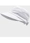 Kadın Güneş Koruyucu Geniş Siperli Pamuk Şapka - Beyaz - Standart