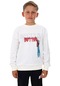 Erkek Çocuk Make It Better Yazılı Sweatshirt-13415-beyaz Beyaz