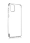 Tecno-Samsung Galaxy Uyumlu A31 - Kılıf Dört Köşesi Renkli Arkası Şefaf Lazer Silikon Kapak - Gri