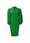 İkkb Kadın İlkbahar Sonbahar Uzun Kollu Büyük Beden Elbise Yeşil