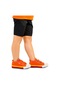 Kiko Kids Linen Cırtlı Erkek Çocuk Keten Spor Ayakkabı Turuncu
