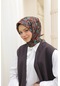 Silk Home Soft Eşarp 73078-16 Siyah, Petrol Yeşili, Turuncu, Olive