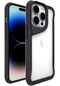 Noktaks - iPhone Uyumlu 14 Pro Max - Kılıf Kablosuz Şarj Destekli T-max Magsafe Kapak - Siyah