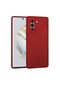Kilifone - Huawei Uyumlu Nova 10 - Kılıf Mat Renkli Esnek Premier Silikon Kapak - Kırmızı