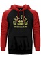 Mike Tyson 44 Wins By Knockout Kırmızı Renk Reglan Kol Kapşonlu Sweatshirt