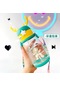 Yeni Yüksek Kapasiteli Karikatür Geyik Boynuz Plastik Bardak Çocuk Taşıma Askısı Taşınabilir Sıçrama Fincan Sevimli Vakum Saman Fincan-600Ml K