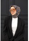 Silk Home Soft Eşarp 73078-34 Koyu Lacivert, Karolina Mavi, Taba, Vizon