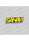 Sanayi Performance Sticker Siyah Sarı